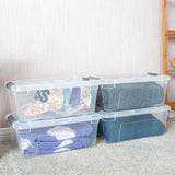 12 Pack 156 Quart Latch Stack Storage Tubs Box