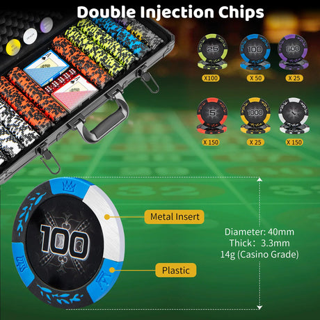 14 Gram Texas Holdem Poker Chip Set