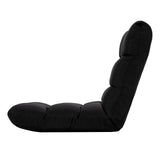 14-Position Adjustable Folding Lazy Gaming Sofa-Black