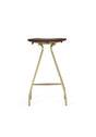 Giner and Colomer - Metal High Stool With Industrial Backrest