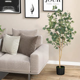 140 cm Artificial Eucalyptus Tree with Adjustable Branches