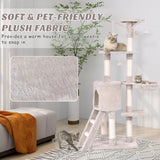56 Inch Condo Scratching Posts Ladder Cat Play Tree