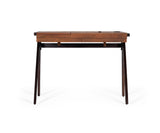 Giner and Colomer - Solid Mango Wood Desk With 2 Drawers & Metal Legs