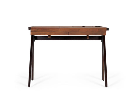 Giner and Colomer - Solid Mango Wood Desk With 2 Drawers & Metal Legs