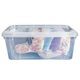 12 Pack 156 Quart Latch Stack Storage Tubs Box