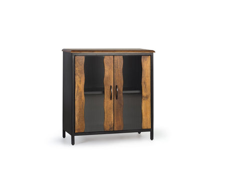 Giner and Colomer - Industrial 2-Door Sideboard In Mango Wood & Metal