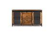 Giner and Colomer - Industrial 2-Door Mango Wood & Metal Sideboard
