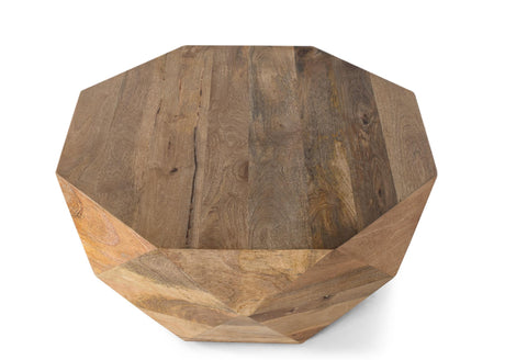 Giner and Colomer - Solid Mango Wood Coffee Table In Natural Finish