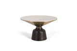 Giner and Colomer - Coffee Table With Marble Top & Metal Base