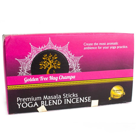 Golden Tree Nag Champa Incense - Yoga Blend