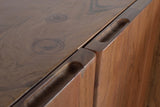 Giner and Colomer - 6-Door Acacia Wood Sideboard With Metal Legs