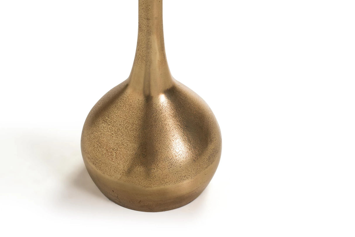 Giner and Colomer - Side Table With Marble Top & Metal Base