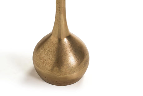 Giner and Colomer - Side Table With Marble Top & Metal Base