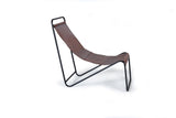 Giner and Colomer – Chair Upholstered In Leather With Metal Structure