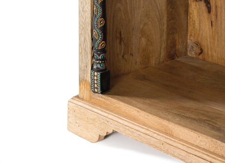 Giner and Colomer - 4-Drawer Mango Wood Console With Hand-Painted Details