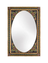 Giner and Colomer - Mango Wood Mirror With Hand-Painted Details