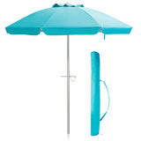 2m Sun Umbrella - Tilts with UPF 50+ Protection-Blue