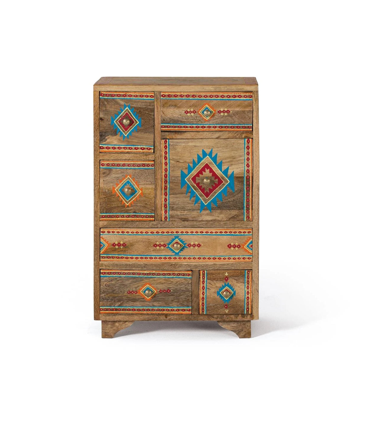 Giner and Colomer - Hand-Painted Mango Wood Drawer Table