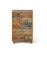 Giner and Colomer - Hand-Painted Mango Wood Drawer Table