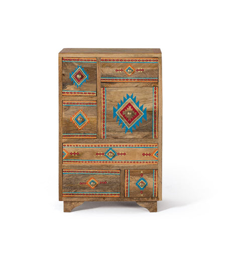 Giner and Colomer - Hand-Painted Mango Wood Drawer Table