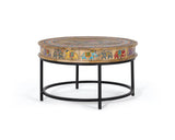 Giner and Colomer - Mango Wood & Metal Coffee Table