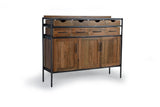 Giner and Colomer - Teak & Mango Wood Sideboard With 8 Drawers & 3 Doors