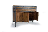 Giner and Colomer - Teak & Mango Wood Sideboard With 8 Drawers & 3 Doors