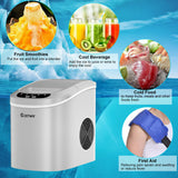2.2ltr Automatic Electric Ice Cube Maker-Silver