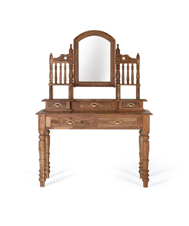 Giner and Colomer - Mango Wood Dining Table With Metal Base