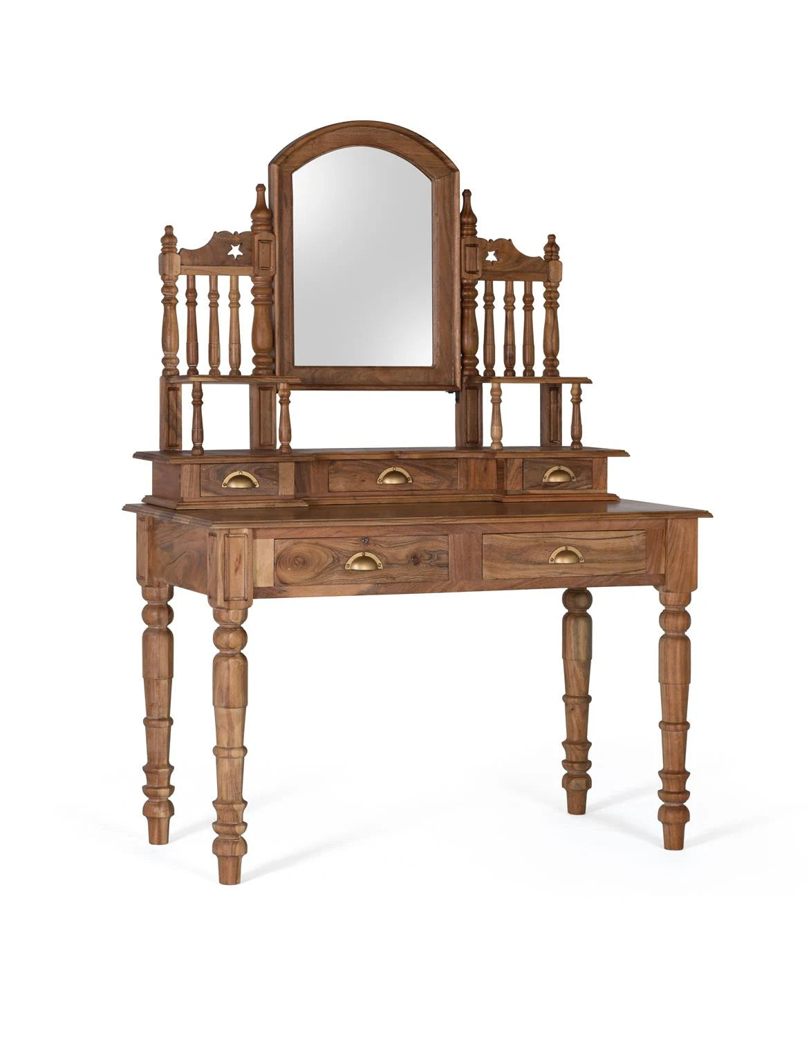 Giner and Colomer - Mango Wood Dining Table With Metal Base