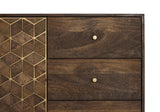 Giner and Colomer - Mango Wood & Metal Sideboard With 3 Drawers & 2 Doors