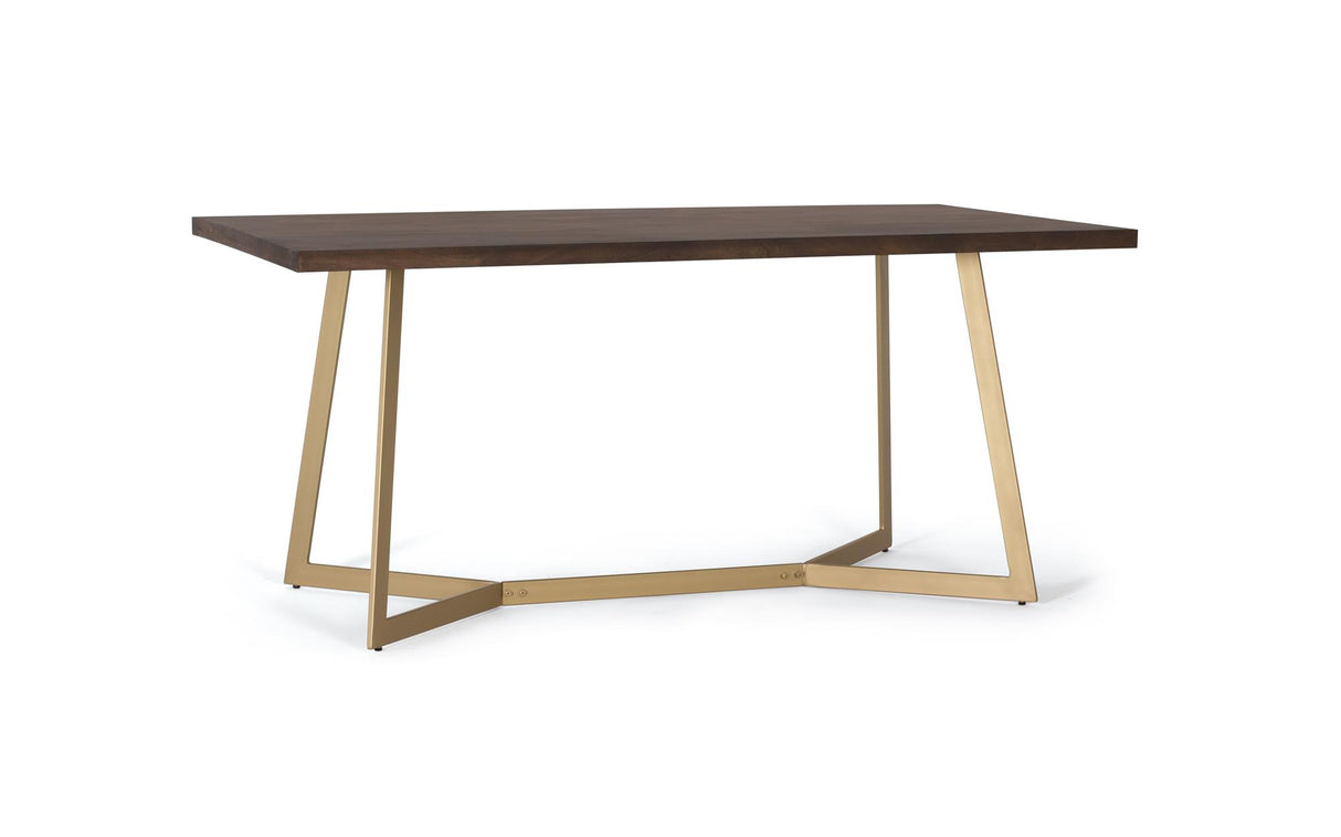 Giner and Colomer - Mango Wood Dining Table With Metal Base