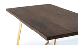 Giner and Colomer - Mango Wood Dining Table With Metal Base