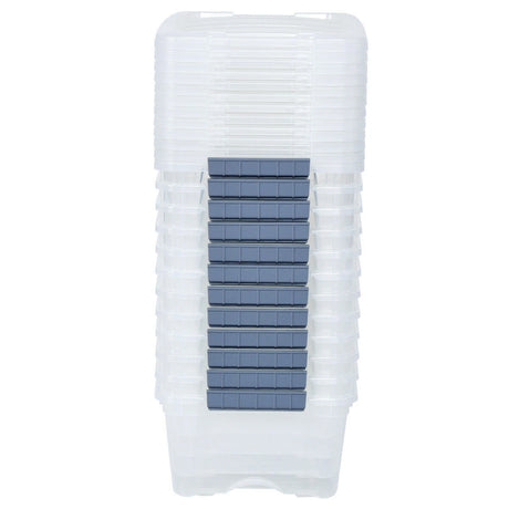 12 Pack 156 Quart Latch Stack Storage Tubs Box