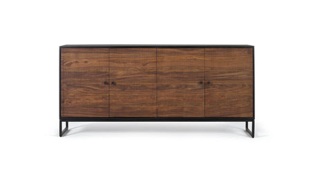 Giner and Colomer - 4-Door Rosewood & Mango Wood Sideboard With Metal Base
