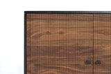 Giner and Colomer - 4-Door Rosewood & Mango Wood Sideboard With Metal Base