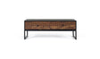 Giner and Colomer - 2-Drawer Rosewood & Mango Wood Coffee Table With Metal Base