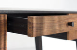 Giner and Colomer - Rosewood & Mango Wood Drawer Desk With Metal Base