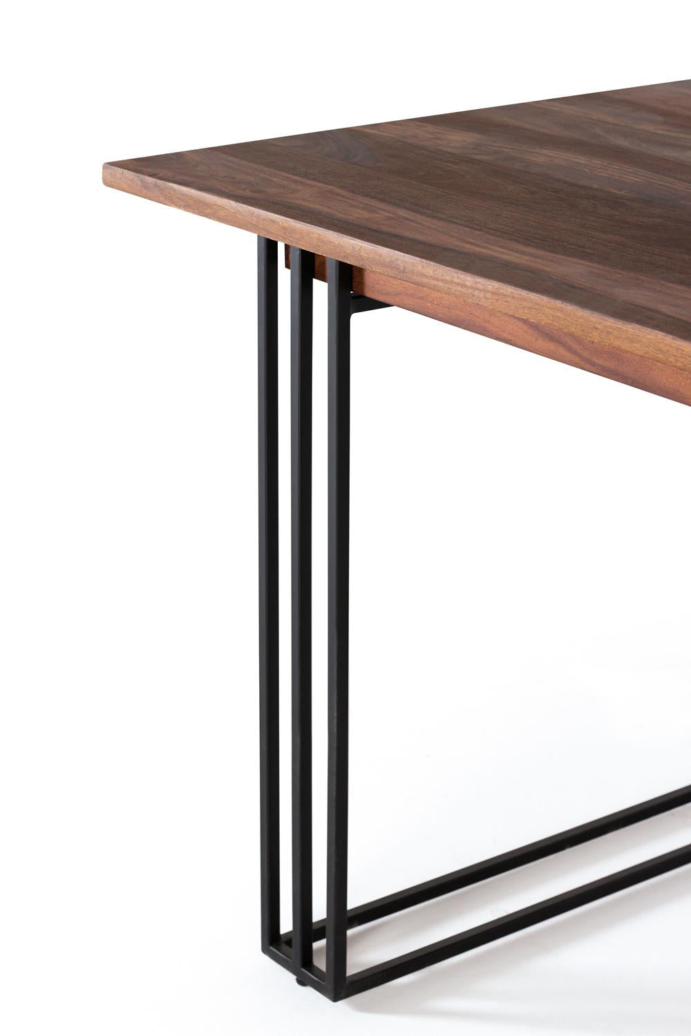 Giner and Colomer - Rosewood Dining Table With Metal Base