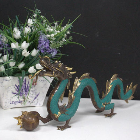 Fengshui - Big Dragon with Ball - 45cm