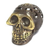 Vintage Brass Skull - Med