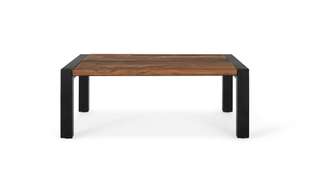 Giner and Colomer - Teak Wood & Metal Coffee Table With Non-Slip Pads