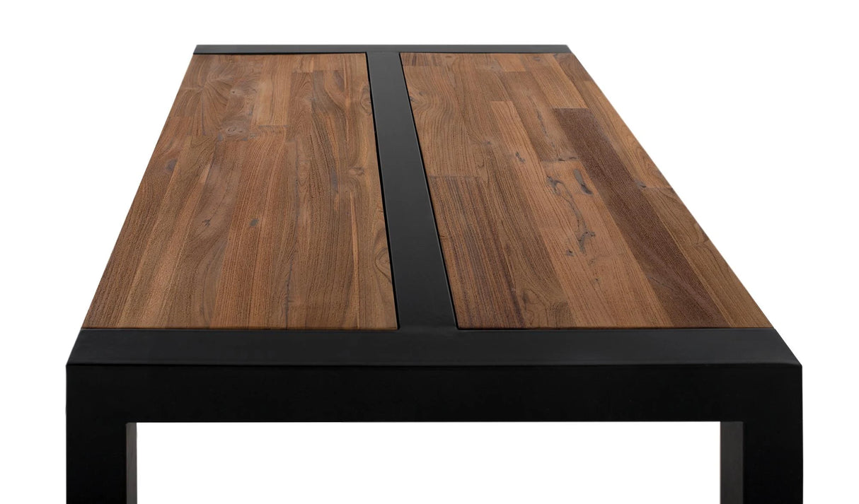 Giner and Colomer - Teak Wood & Metal Coffee Table With Non-Slip Pads