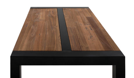 Giner and Colomer - Teak Wood & Metal Coffee Table With Non-Slip Pads
