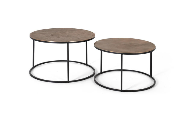 Giner and Colomer - Set Of 2 Metal Coffee Tables