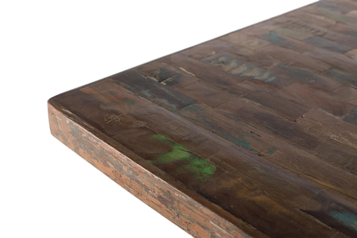 Giner and Colomer - Recycled Wood & Metal Dining Table