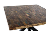 Giner and Colomer - Recycled Wood & Metal Dining Table