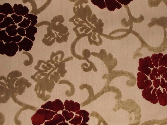 Eleganza Floral 2 Colour Henna/Gold / SR17252 (Per Metre)