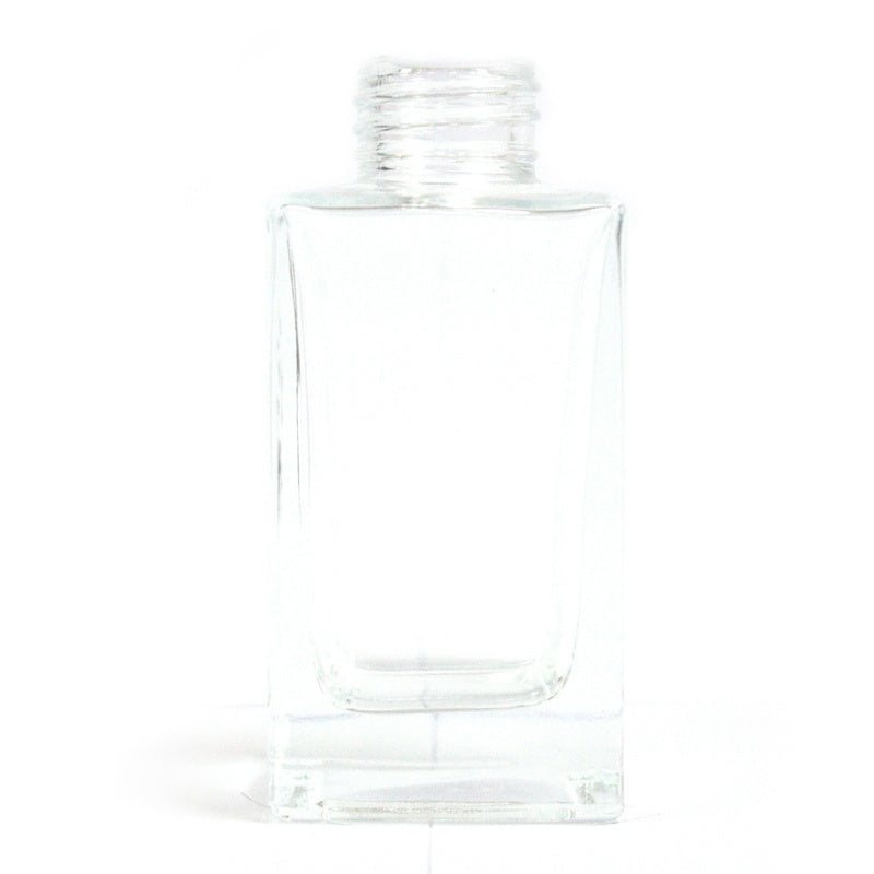 100 ml Square Long Reed Diffuser Bottlle - Clear