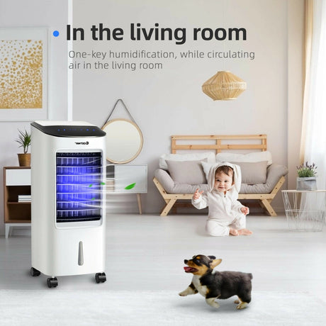 3-in-1 Evaporative Cooler, Fan, Humidifier with 7L Water Tank
